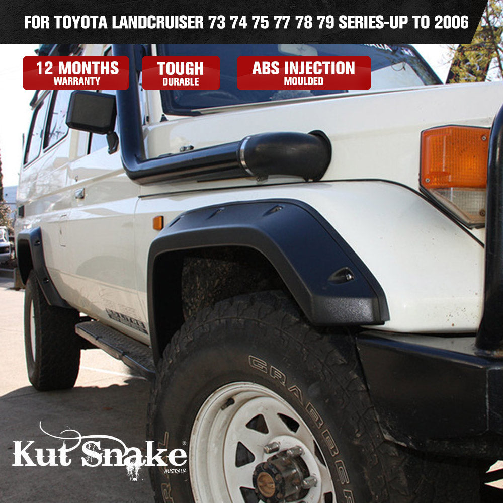 Kut Snake Flares For Toyota Landcruiser 73 74 75 77 78 79 Series-Up To