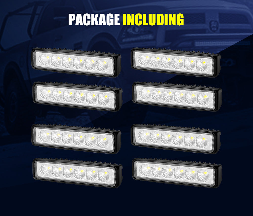 6inch Led Light Bar 1 Lux @ 40M IP68 3501 - 4000 lm