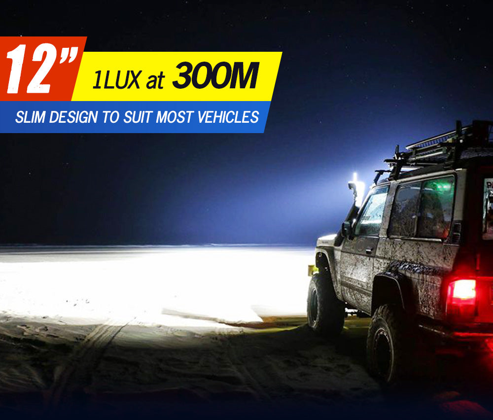 Lightfox 12inch Led Light Bar 1 Lux @ 300M IP68 6,890 Lumens