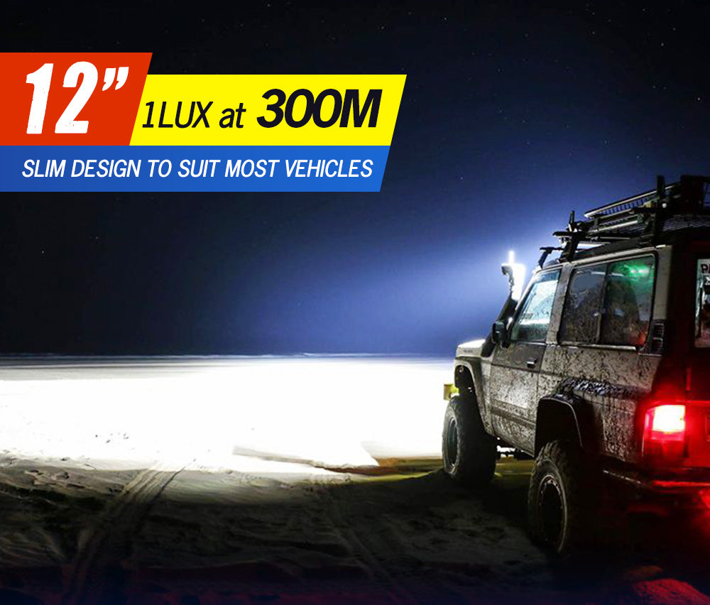 Lightfox 12inch Led Light Bar 1 Lux @ 300M IP68 6,890 Lumens