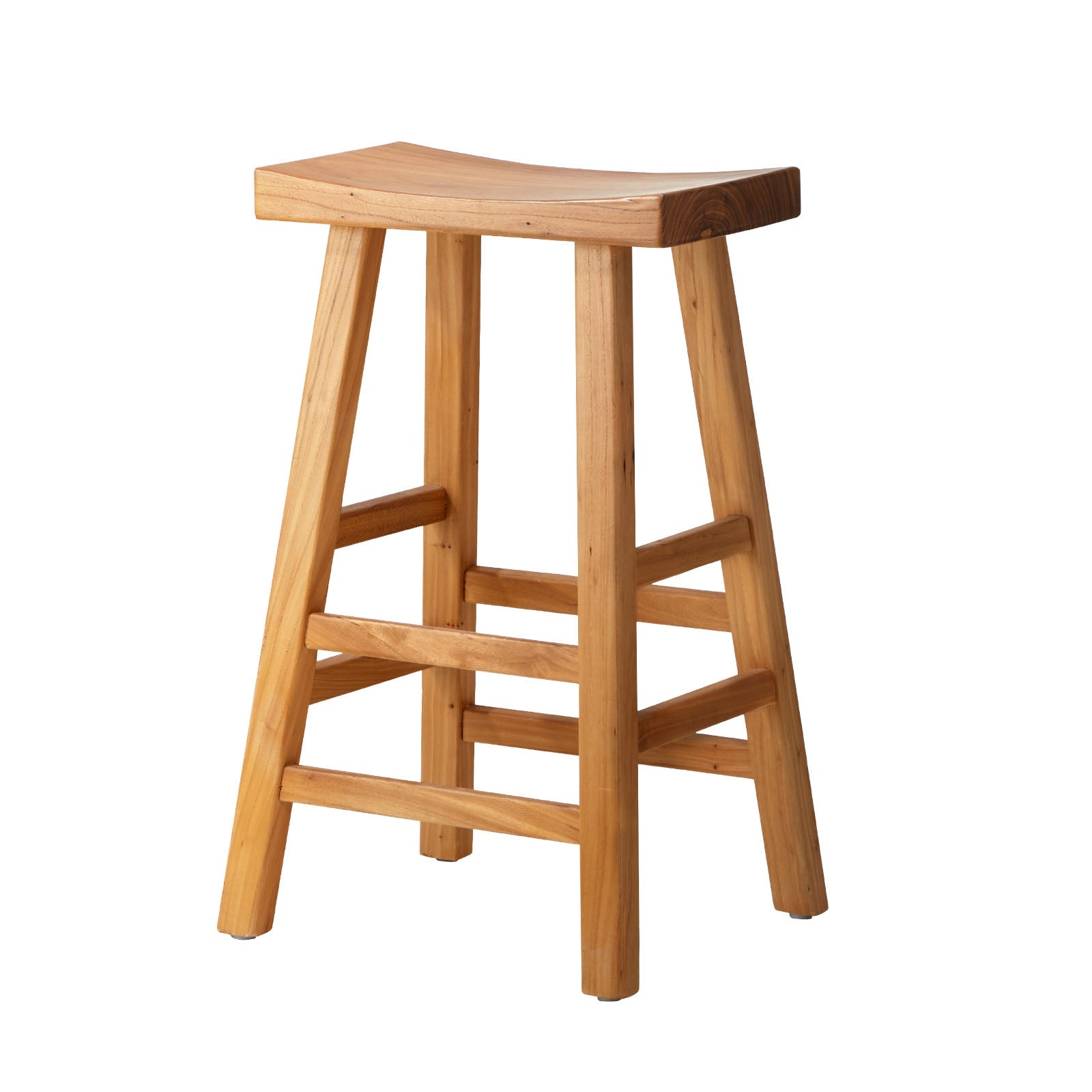 Oikiture Bar Stools Kitchen Stool Wooden Counter Chairs Barstools X2 X4