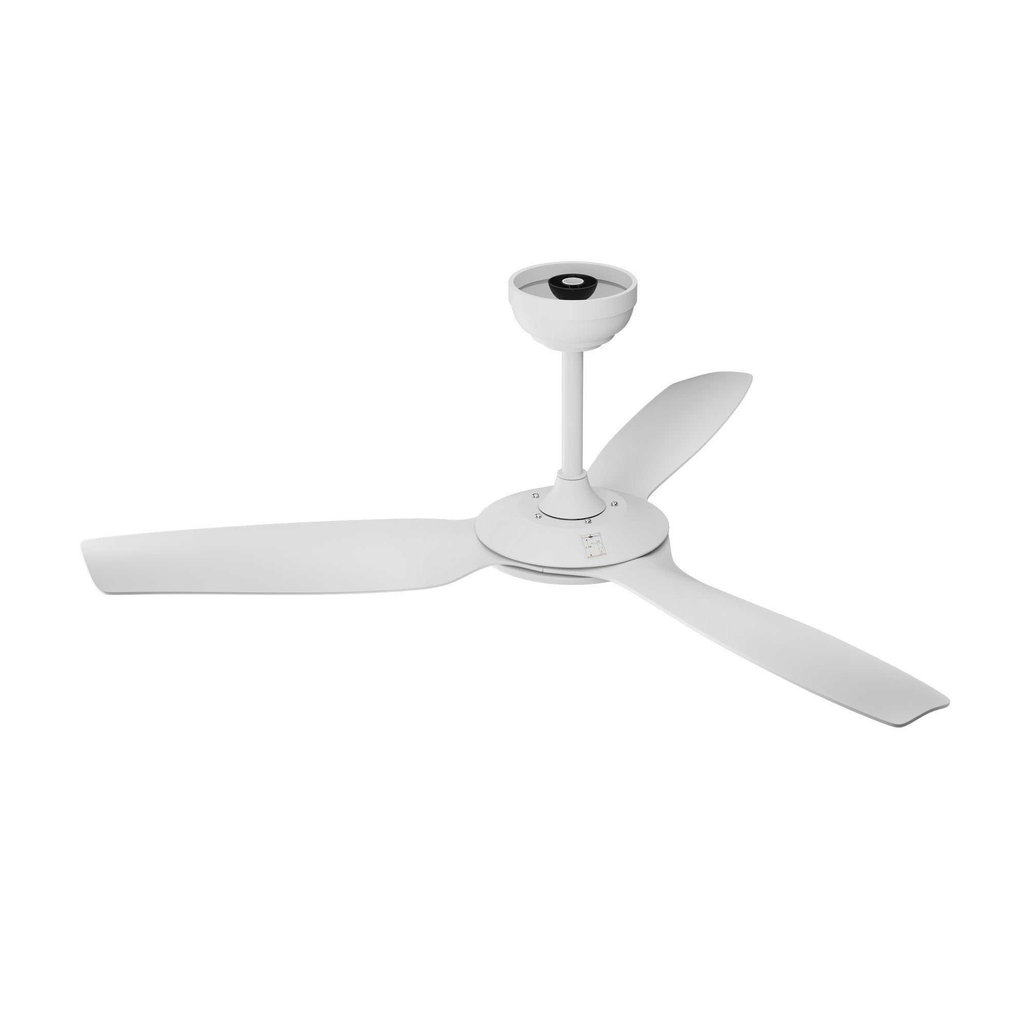 Vevare 52'' Ceiling Fan DC Motor 3 ABS Blades with Remote Control Timer White