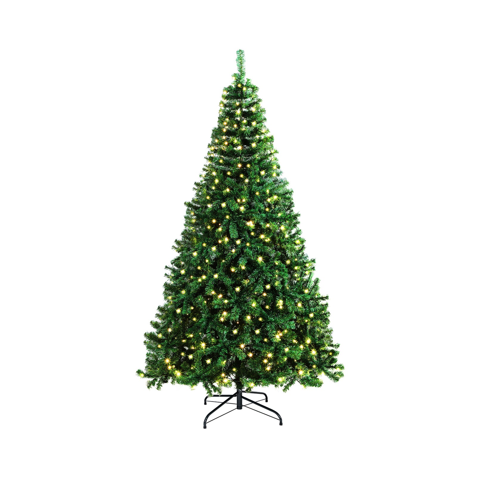 Mazam LED Christmas Tree 1.8M 6FT Xmas Trees Decorations Green 830 Tips