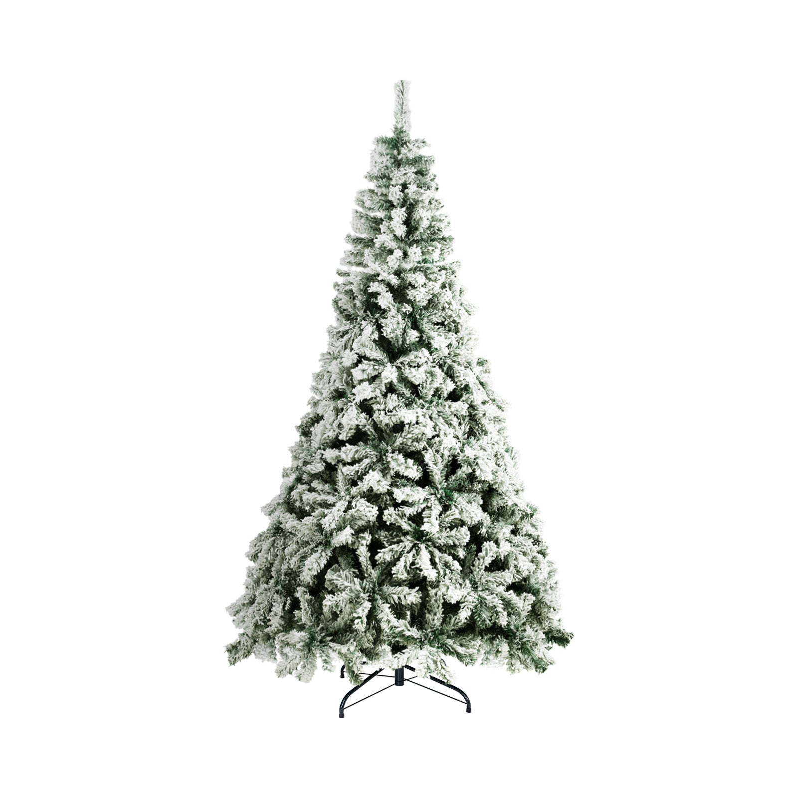 Mazam Christmas Tree 1.8M/2.1M/2.4M Xmas Trees Decoration White Snow Flocked