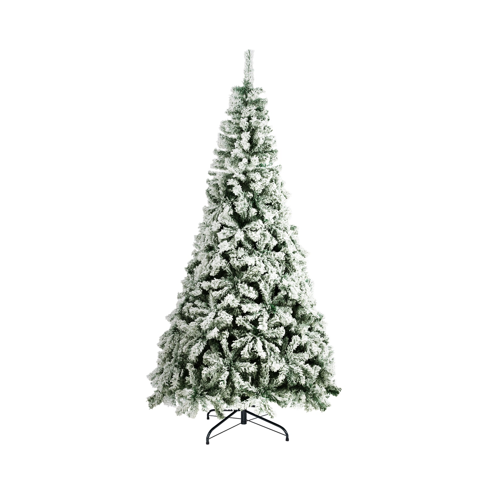 Mazam Christmas Tree 1.8M/2.1M/2.4M Xmas Trees Decoration White Snow Flocked