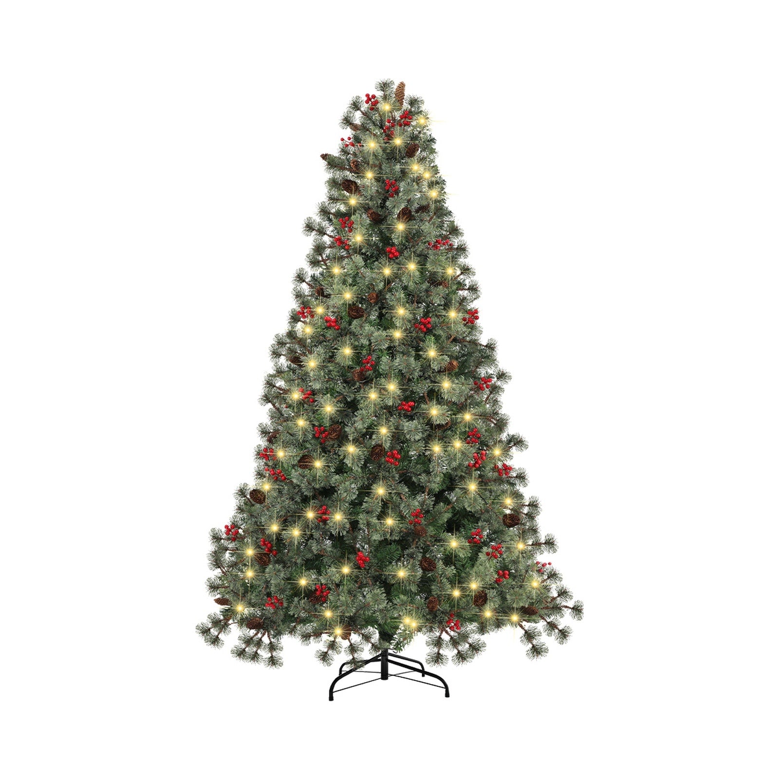 Mazam Christmas Tree 2.1m 7FT LED Light Xmas Trees Decoration Green