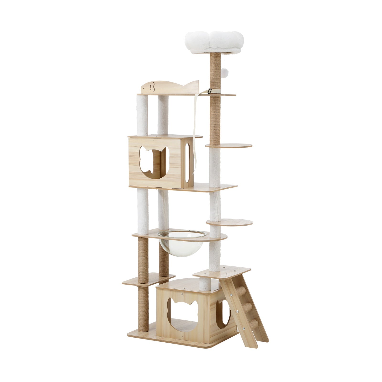 Alopet Cat Tree Tower Scratching Post Scratcher 190cm Condo House Bed Furniture