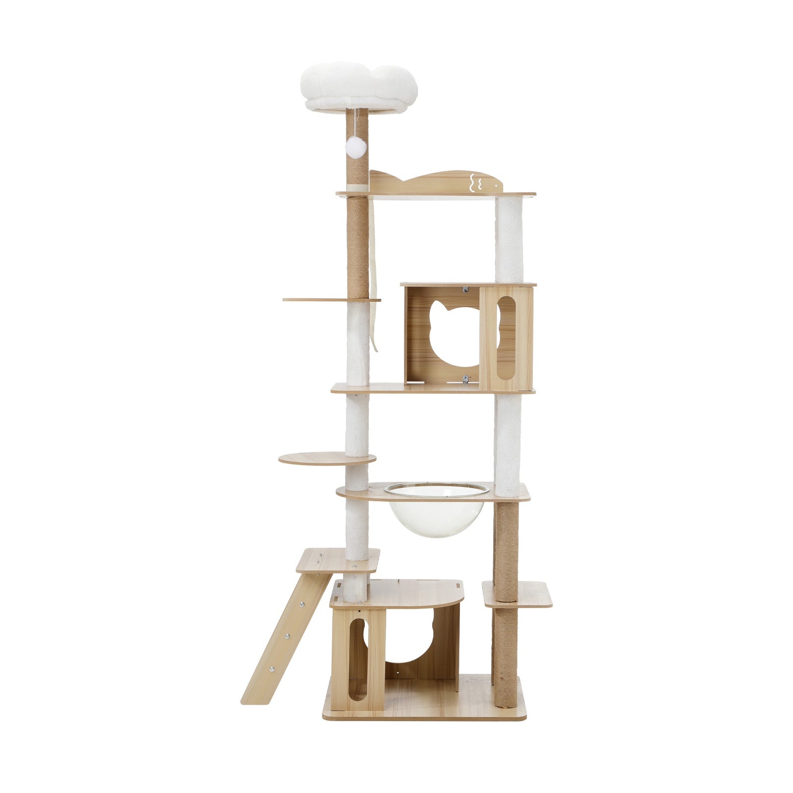 Alopet Cat Tree Tower Scratching Post Scratcher 190cm Condo House Bed Furniture