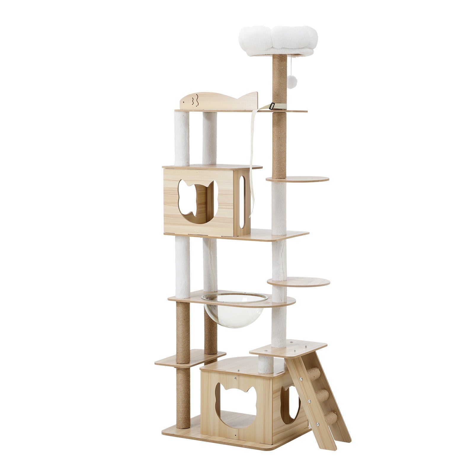 Alopet Cat Tree Tower Scratching Post Scratcher 190cm Condo House Bed Furniture