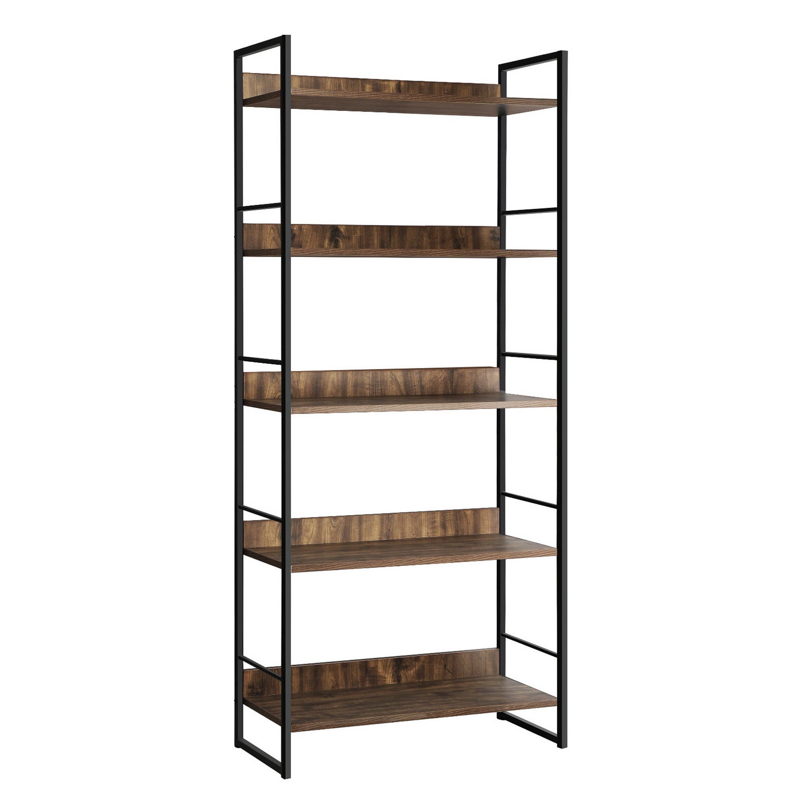 Oikiture Display Shelves Bookshelf Bookcase Shelf Storage Industrial Furniture