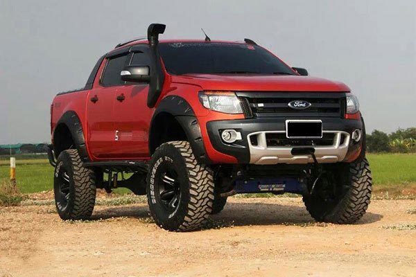 Kut Snake Flares for Ford Ranger PX MK2 2015-18 Extra Slim ABS