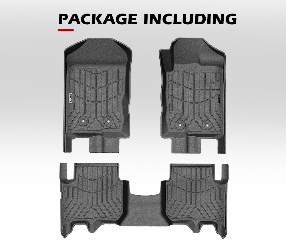 3D TPE Car Floor Mats for Ford Everest 2015-2022