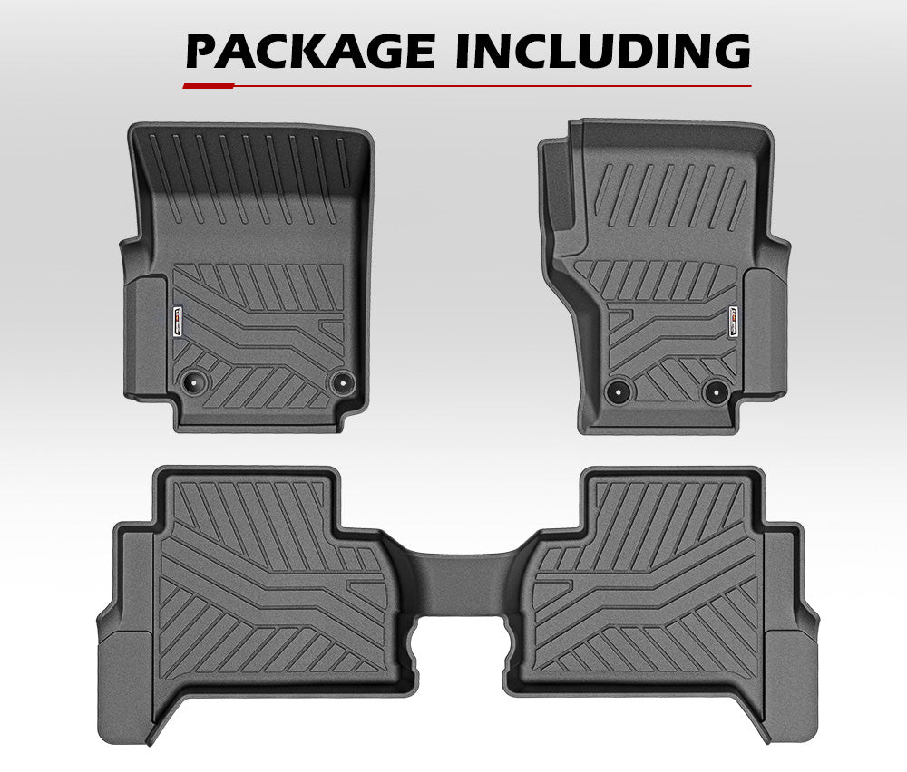 3D TPE Car Floor Mats for VW Amarok 2010 - 2021