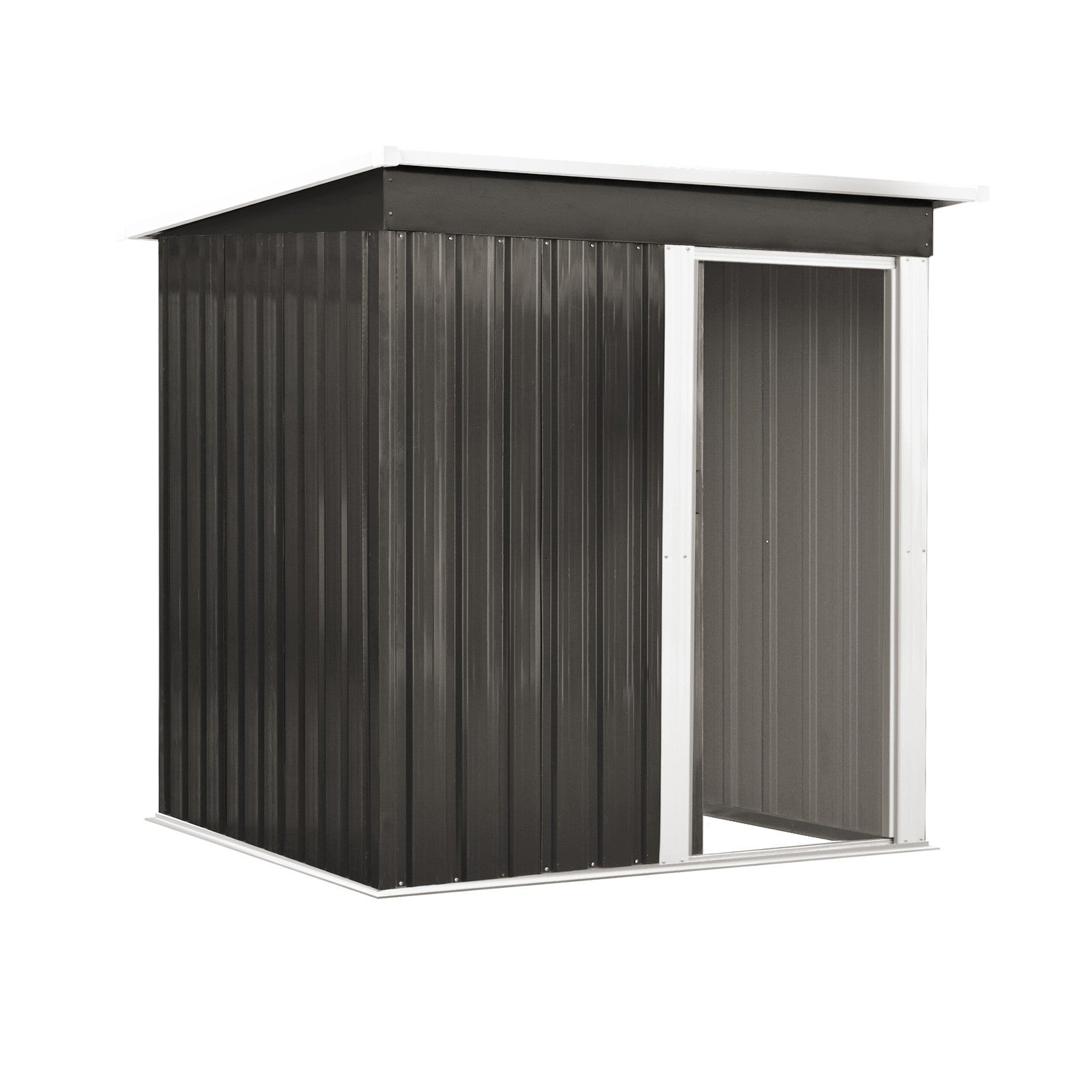 Livsip Garden Shed Outdoor Storage Sheds 1.62x0.86M Workshop Cabin Metal House