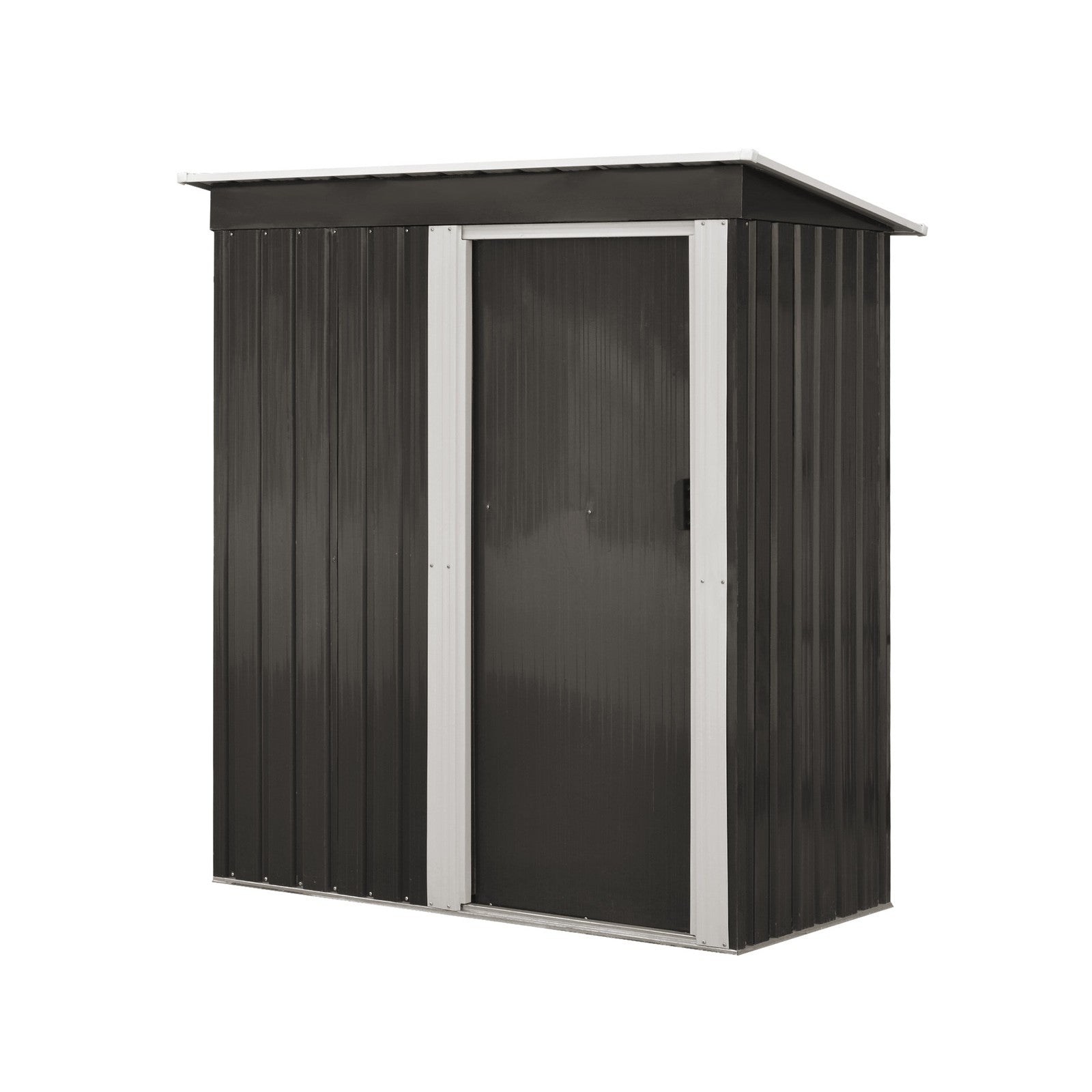 Livsip Garden Shed Outdoor Storage Sheds 1.62x0.86M Workshop Cabin Metal House