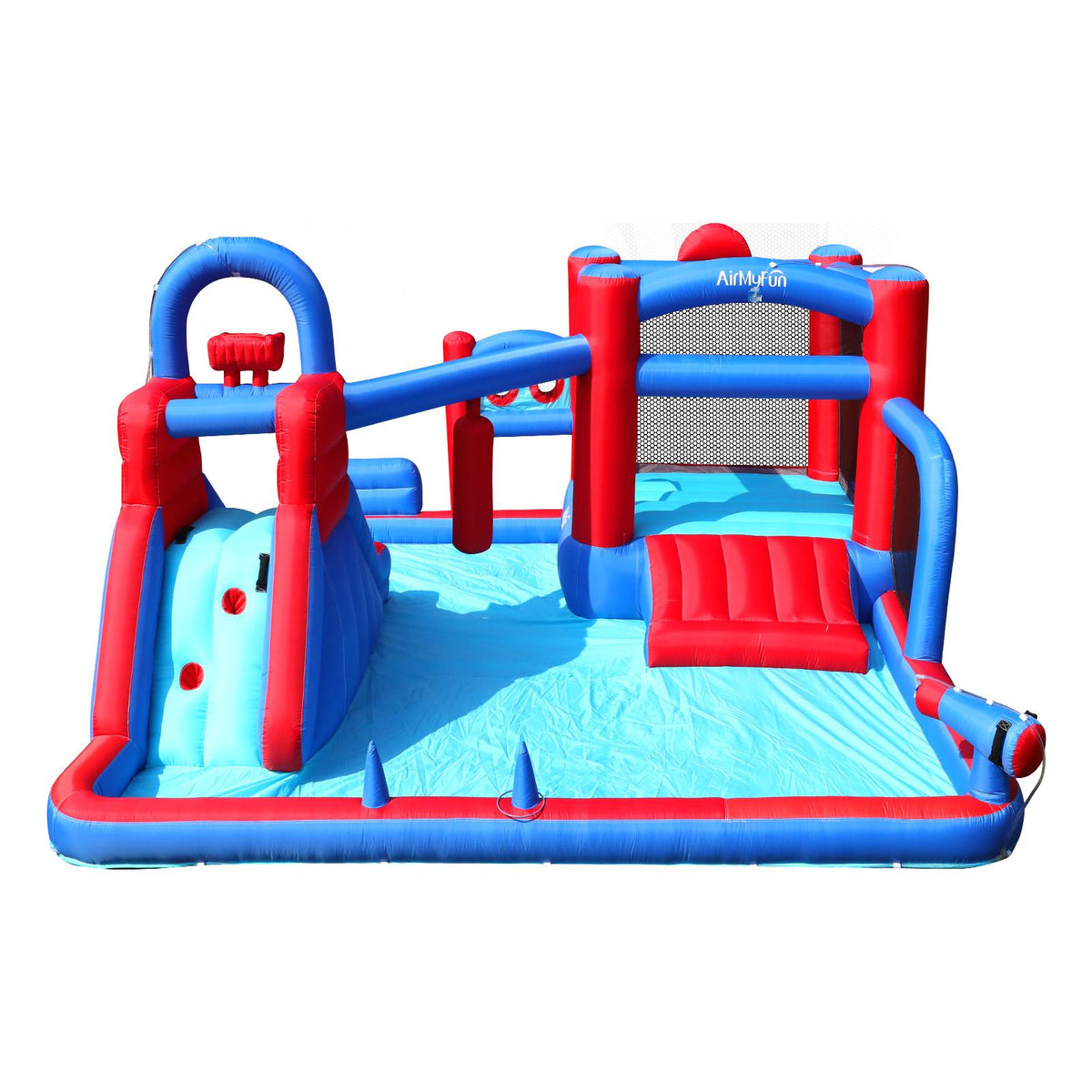 AirMyFun 11 Play Zones Inflatable Trampoline Bounce House Jumping Wate