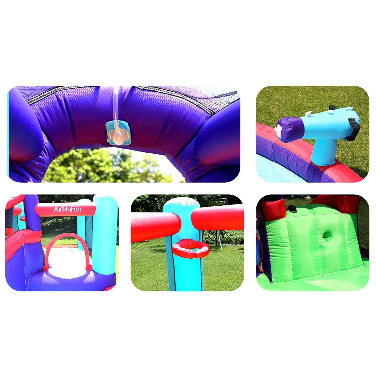 AirMyFun Inflatable Bounce House Water Slide Outdoor Jumping Castle Kids Toy