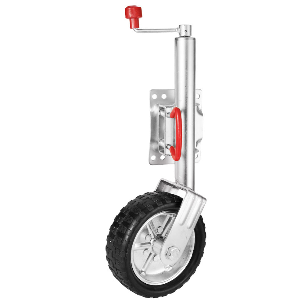 Jockey Wheel 10" Inch Swing Up Rubber Wheel 1000kg Caravan Boat Trailer