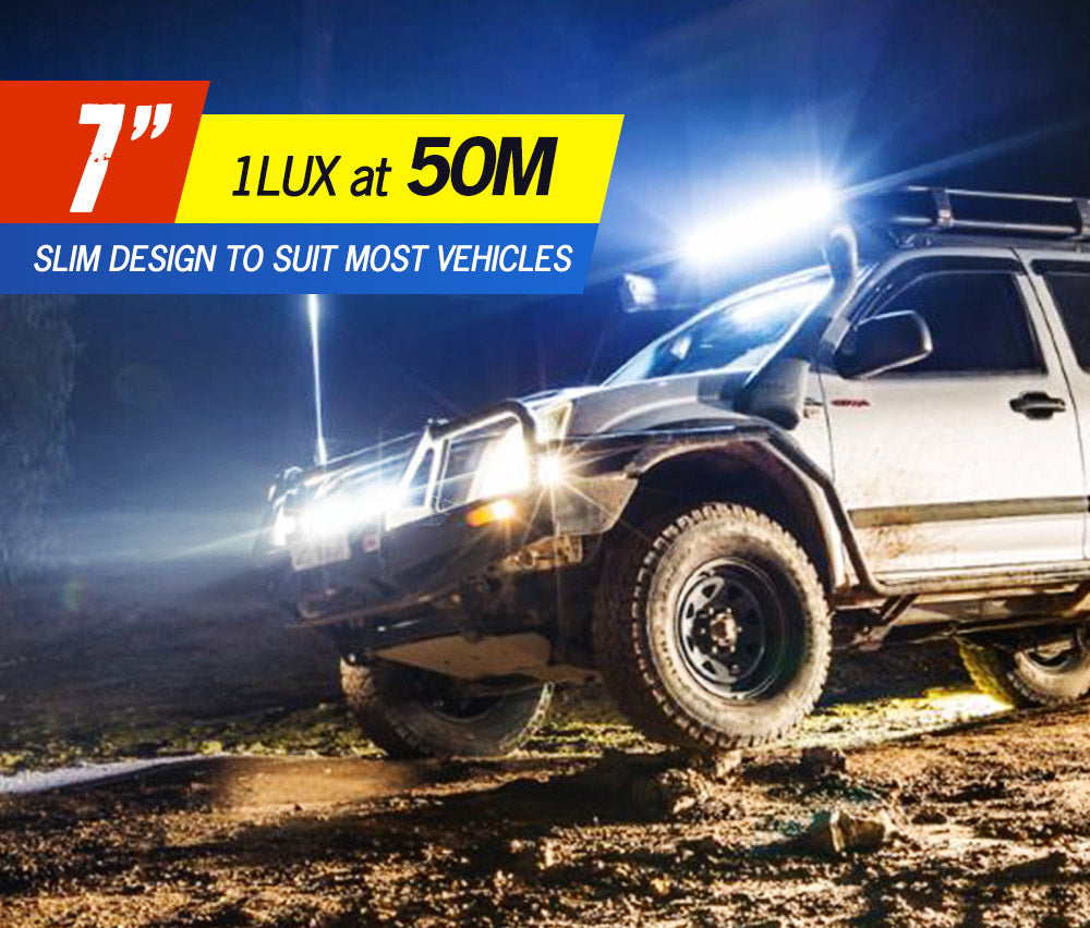 Lightfox 7inch Led Light Bar 1 Lux @ 50M IP68 5,950 Lumens