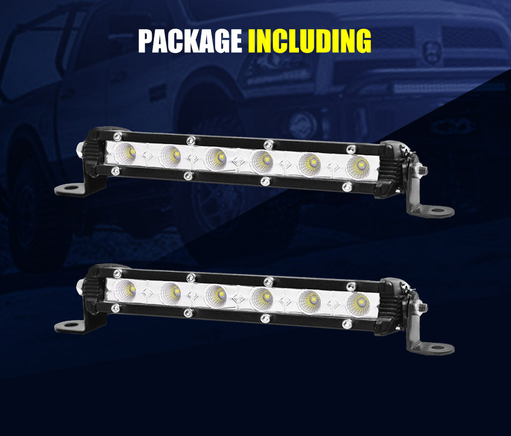 Lightfox 7inch Led Light Bar 1 Lux @ 50M IP68 5,950 Lumens