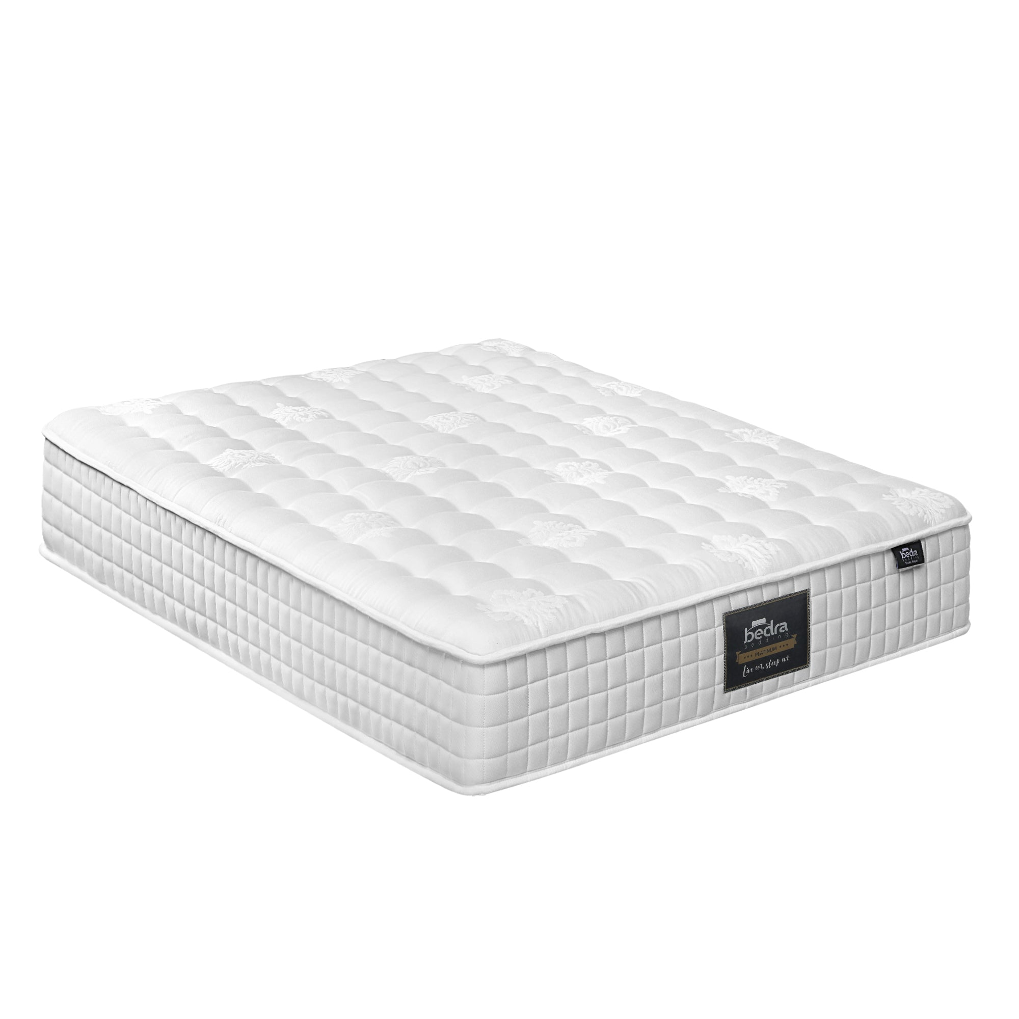 Bedra Mattress Queen Bed Luxury Tight Top Pocket Spring Foam Medium Firm 27cm