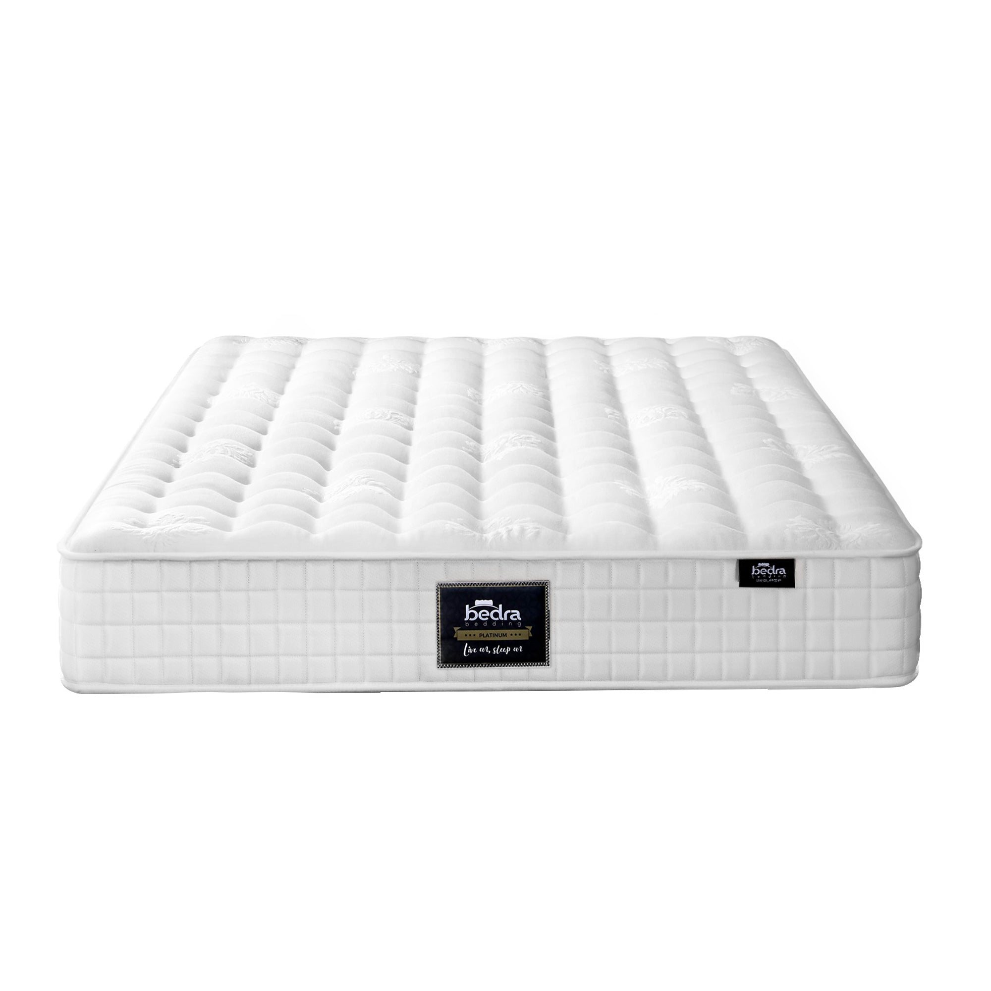 Bedra Mattress Queen Bed Luxury Tight Top Pocket Spring Foam Medium Firm 27cm