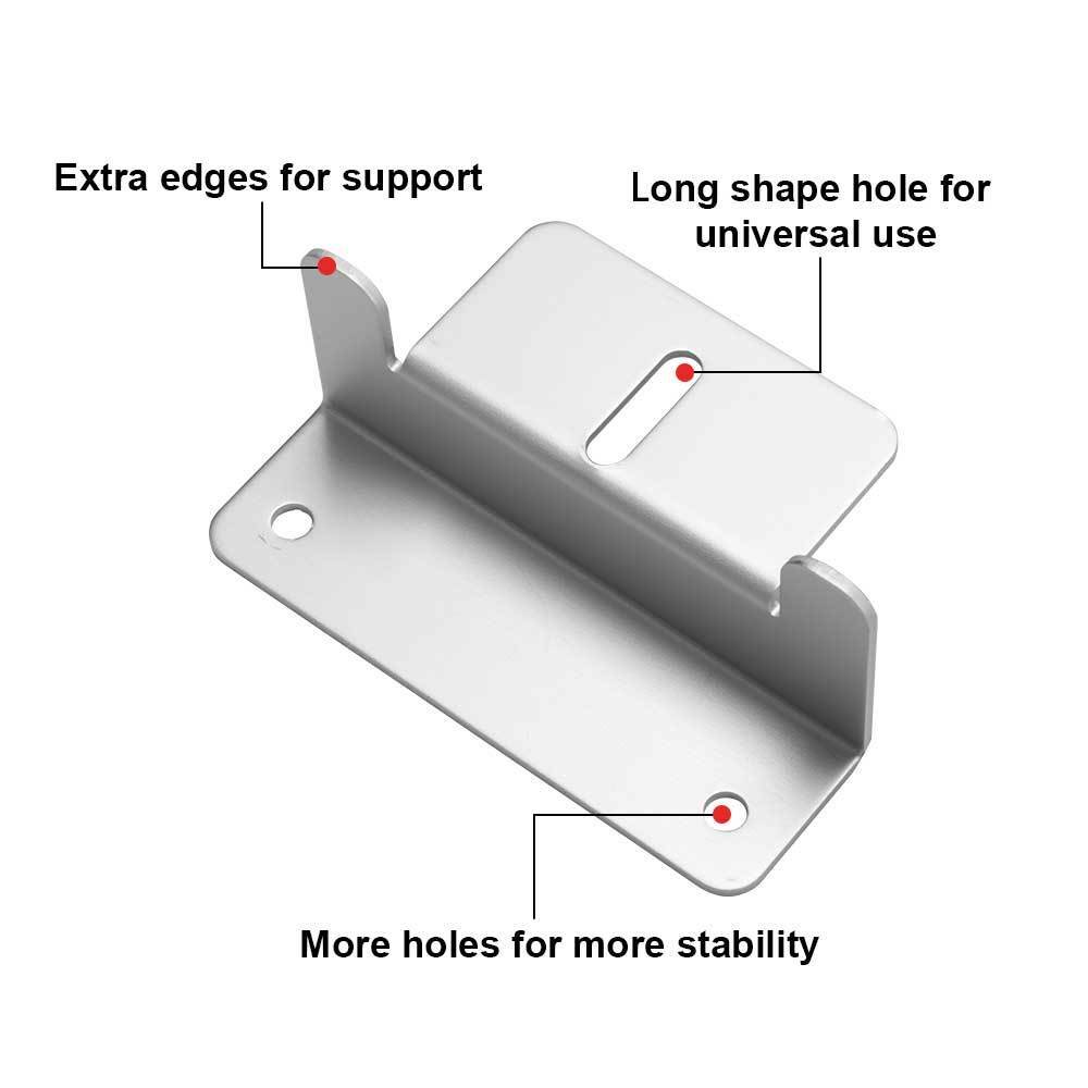 8x Solar Panel Mounting Z Bracket Aluminium for Caravan Roof  Wall Mount