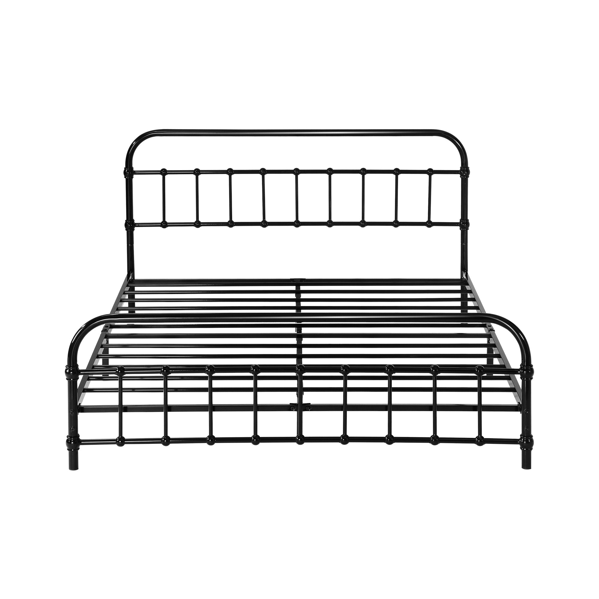 Oikiture Metal Bed Frame Double Size Bed Base Platform