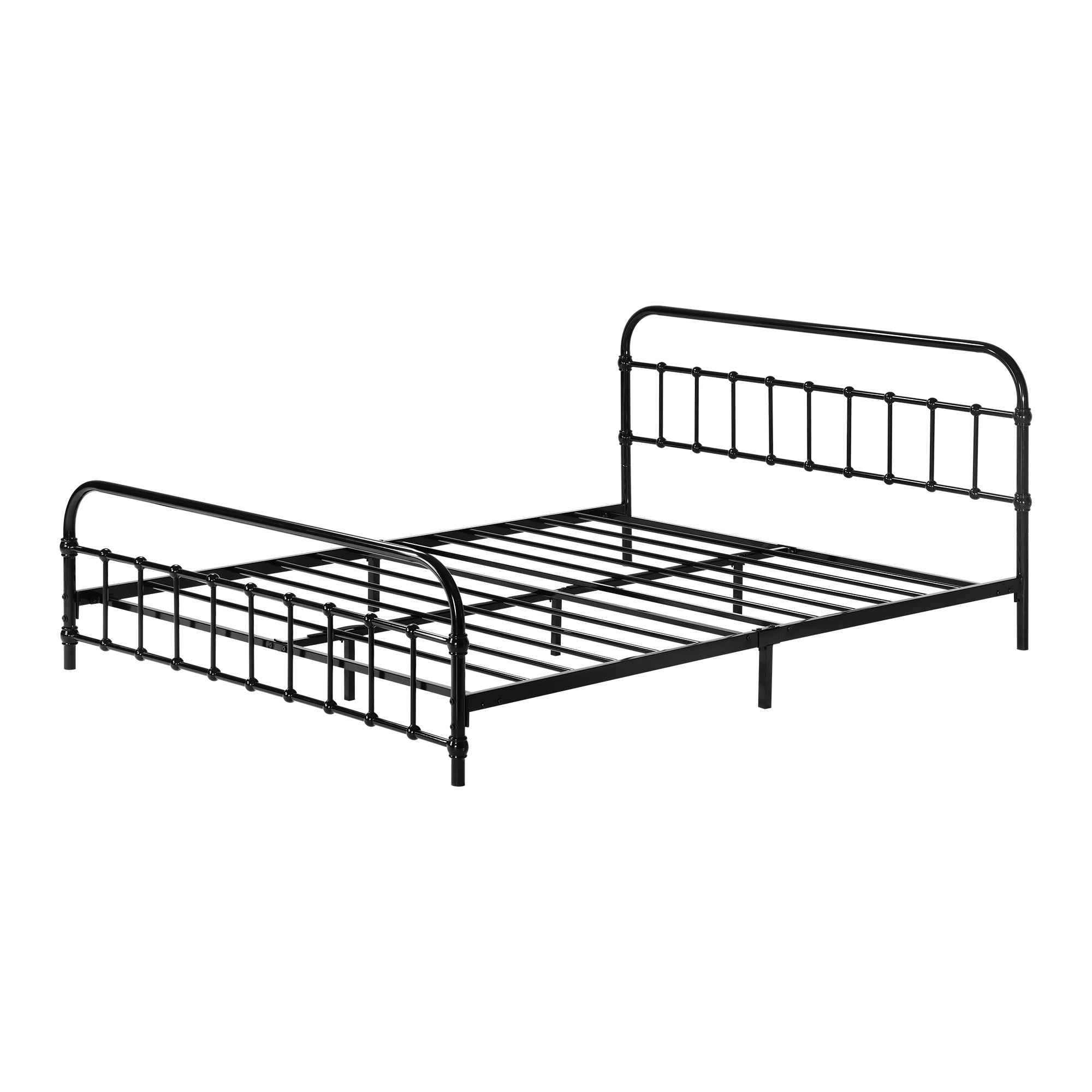 Oikiture Metal Bed Frame Double Size Bed Base Platform