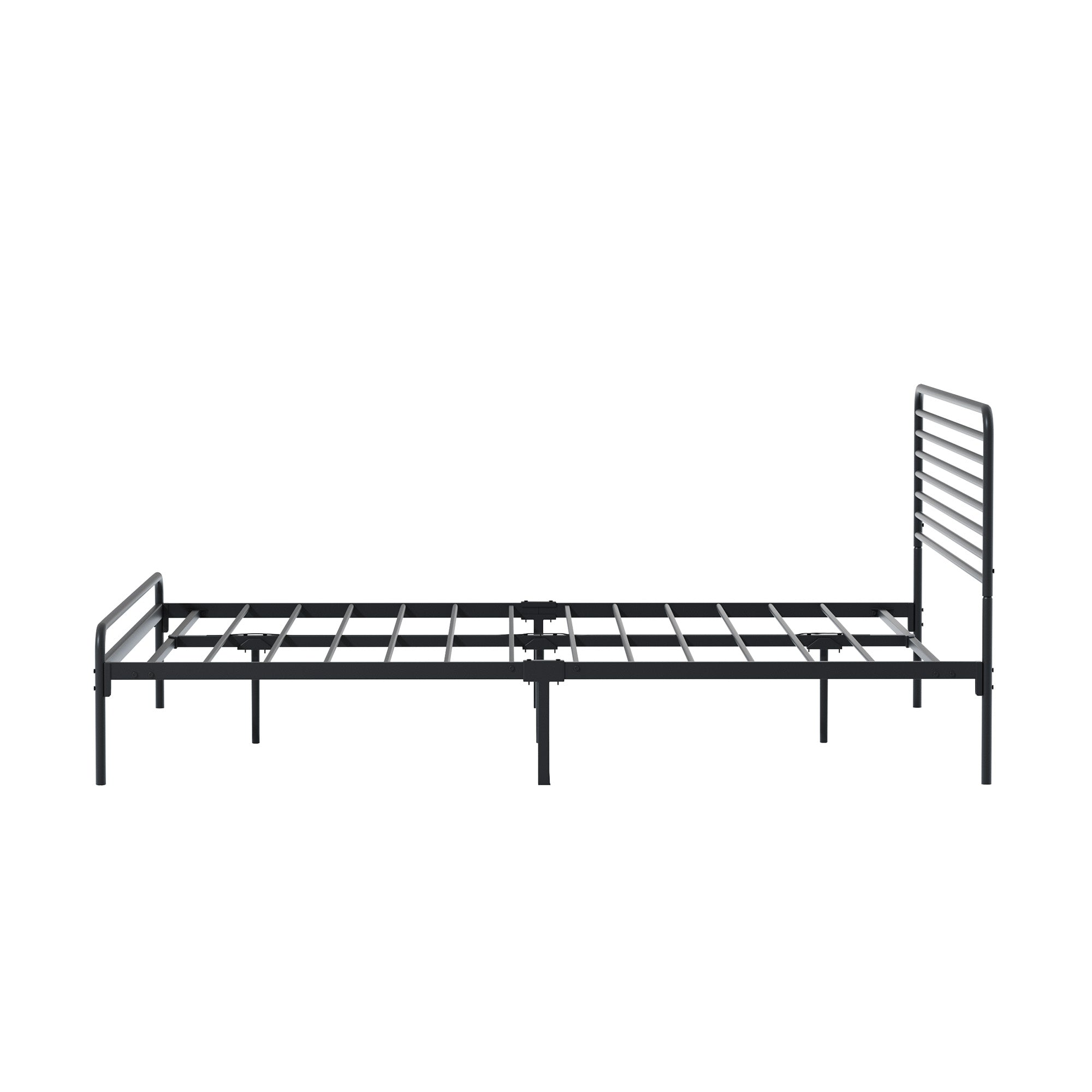 Oikiture Metal Bed Frame Queen Size Bed Base Platform