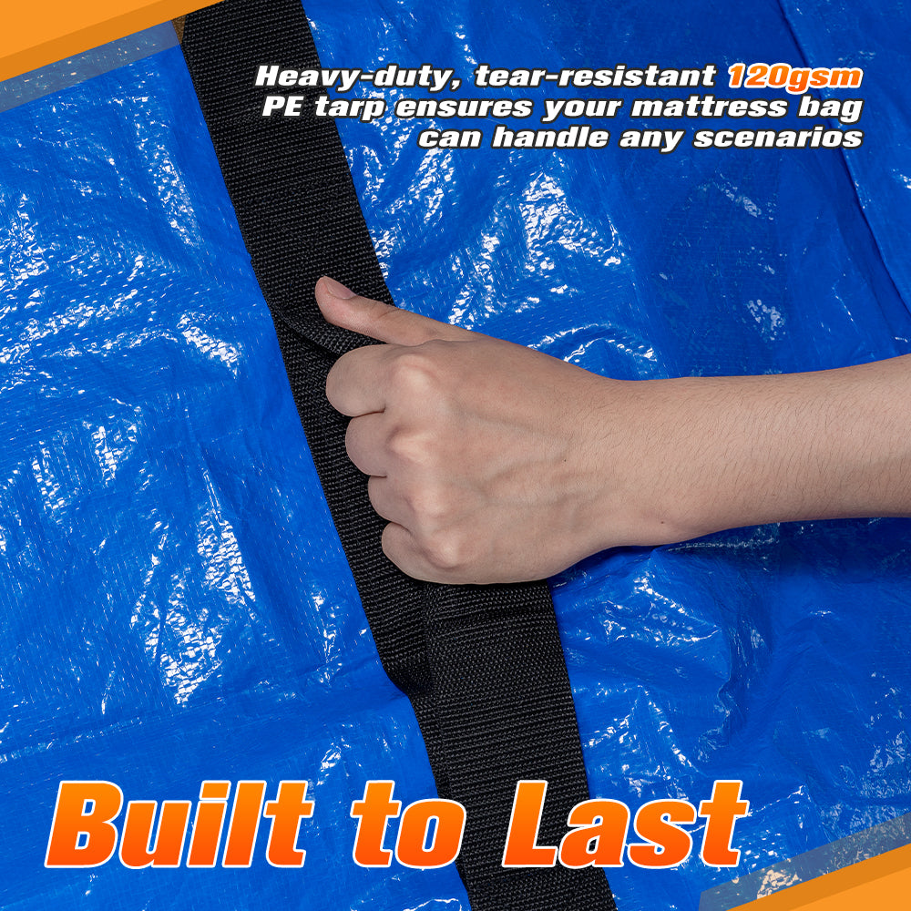 MOBI Mattress Bag Easy Moving Waterproof Protector Dust Cover King Size