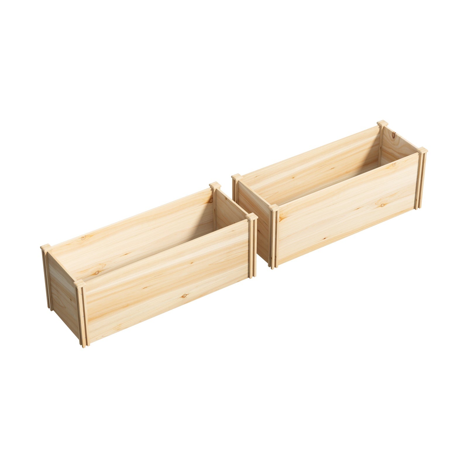 Livsip Garden Bed 240x45x45cm Raised Wooden Planter Box Container Growing Plant