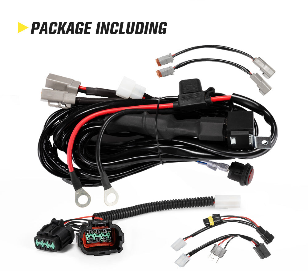 Lightfox Wiring Harness Kit for Nissan Navara NP300 Plug and Play