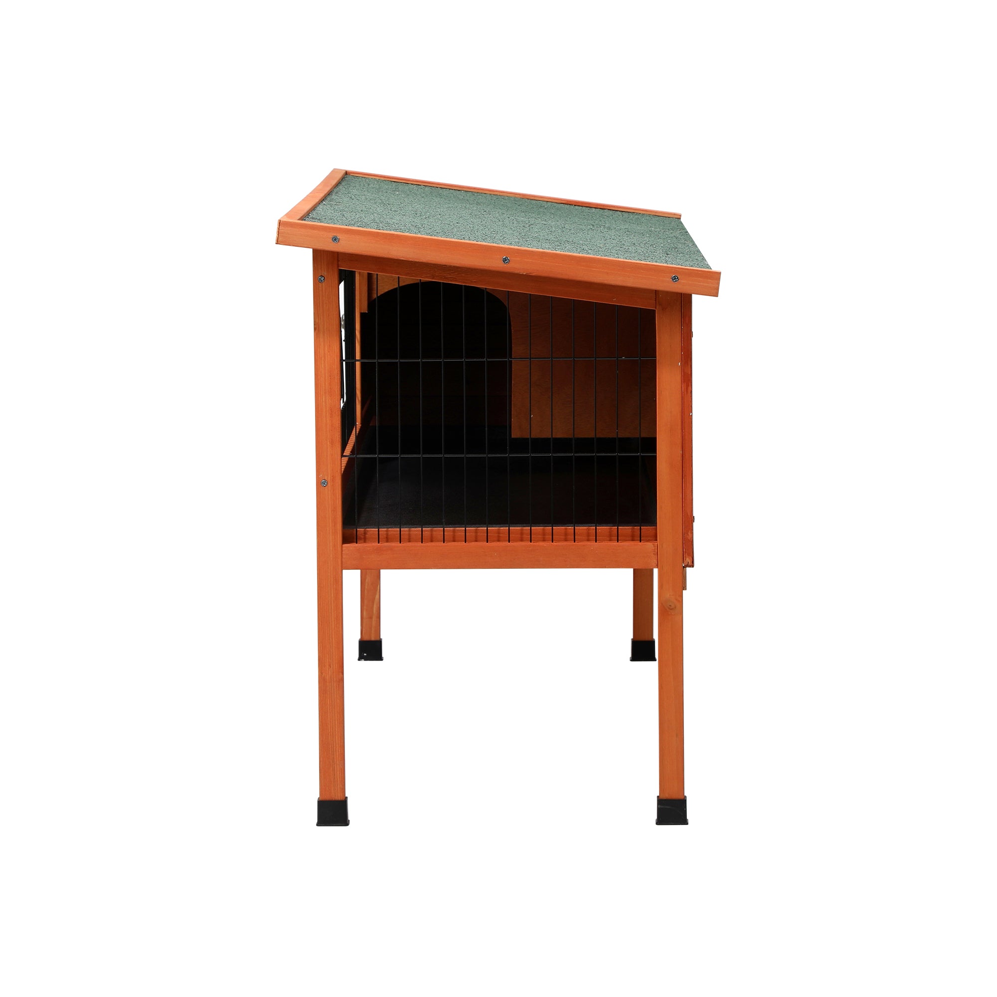 Alopet Rabbit Hutch Wooden Cage Chicken Coop Free Standing 91cm House Outdoor