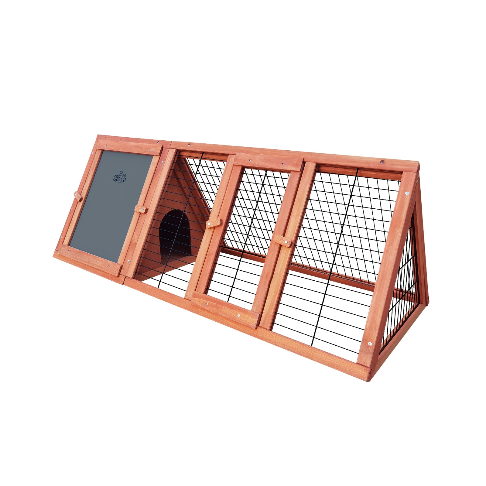 Alopet Rabbit Hutch Bunny House Run Cage Chicken Coop Wooden Outdoor Pet Hutch