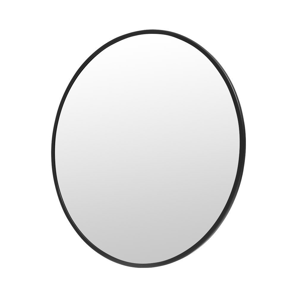 ProPulse Round Wall Mirror 60cm Bathroom Makeup Mirrors Home Decor Metal Frame