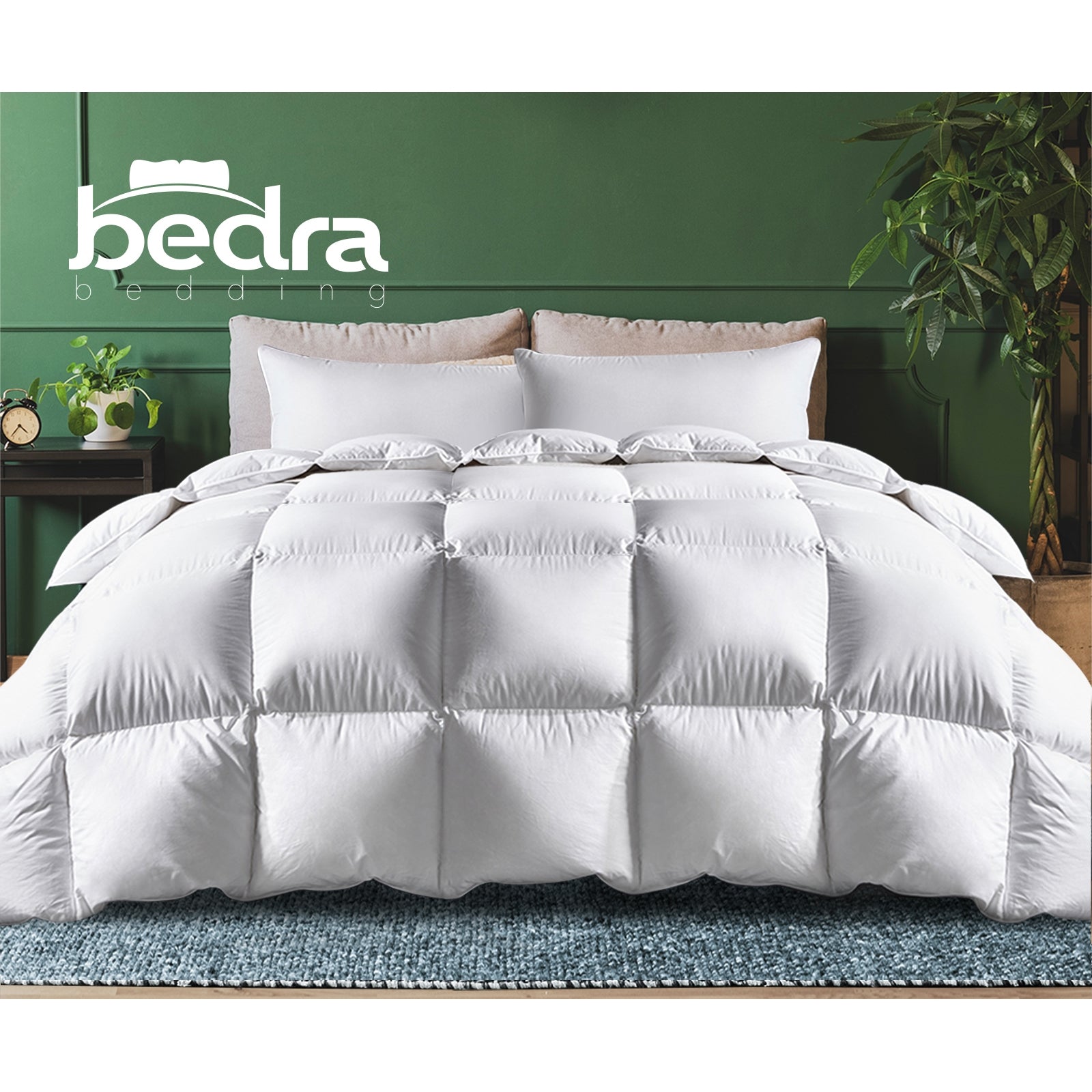 Bedra Duck Down Feather Quilt 500GSM Duvet Doona Blanket Queen All Season