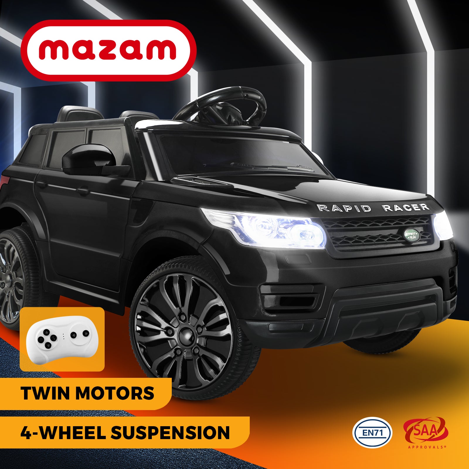 Mazam Ride On Car 12V Electric Toy Kids Gift Remote Control MP3 LED light