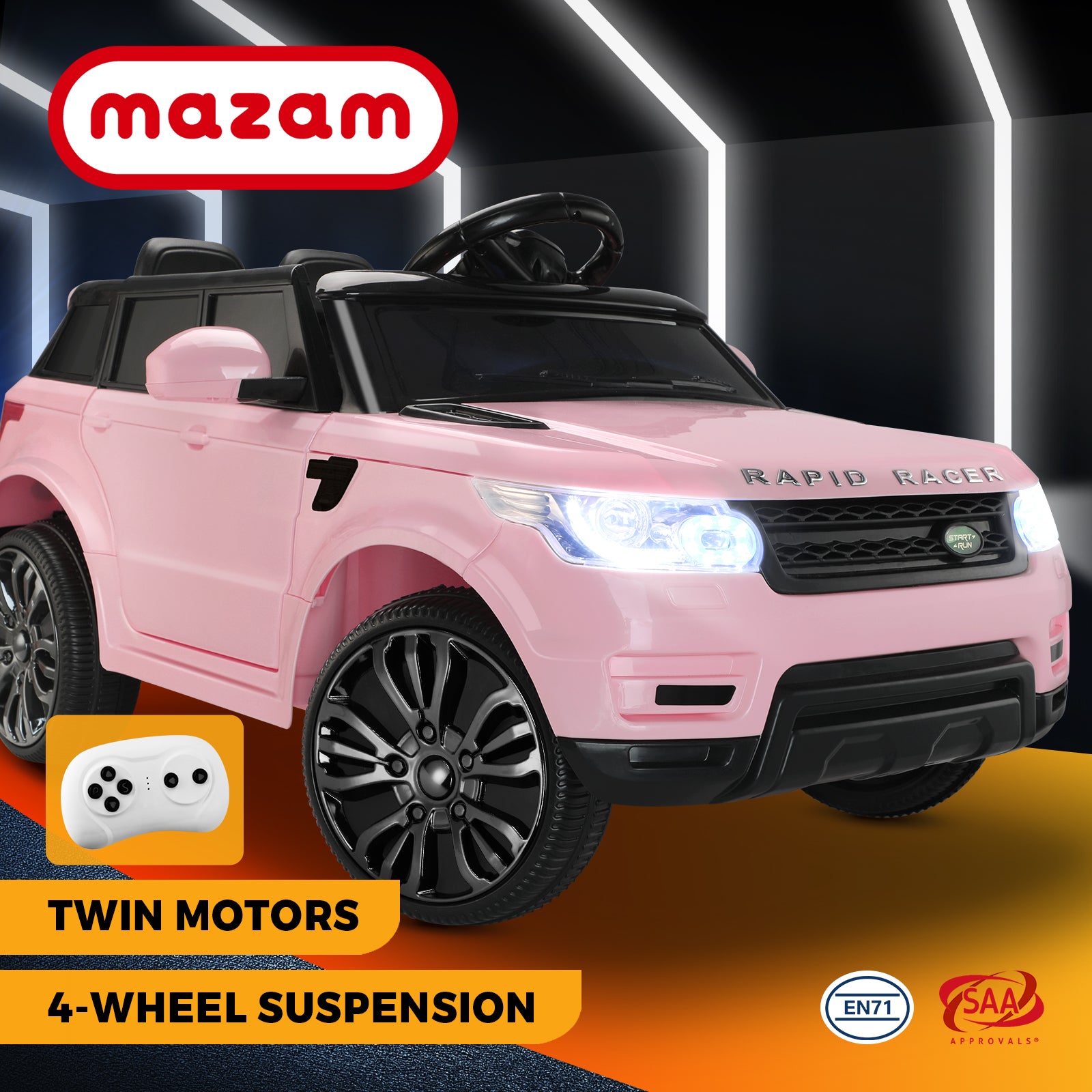 Mazam Ride On Car 12V Electric Toy Kids Gift Remote Control MP3 LED light