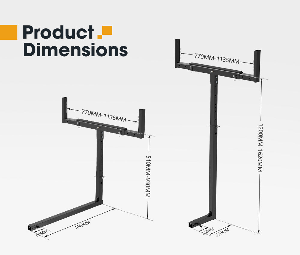 San Hima Ladder Rack Mount Roof Rack Extension Timber Carrier For Toyota Hilux