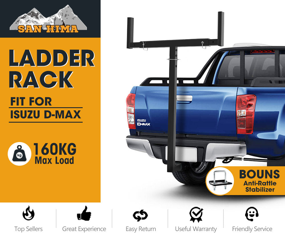 Tow Bar Ladder Rack Canoe/Kayak Carrier for Isuzu D-Max Holden Rodeo