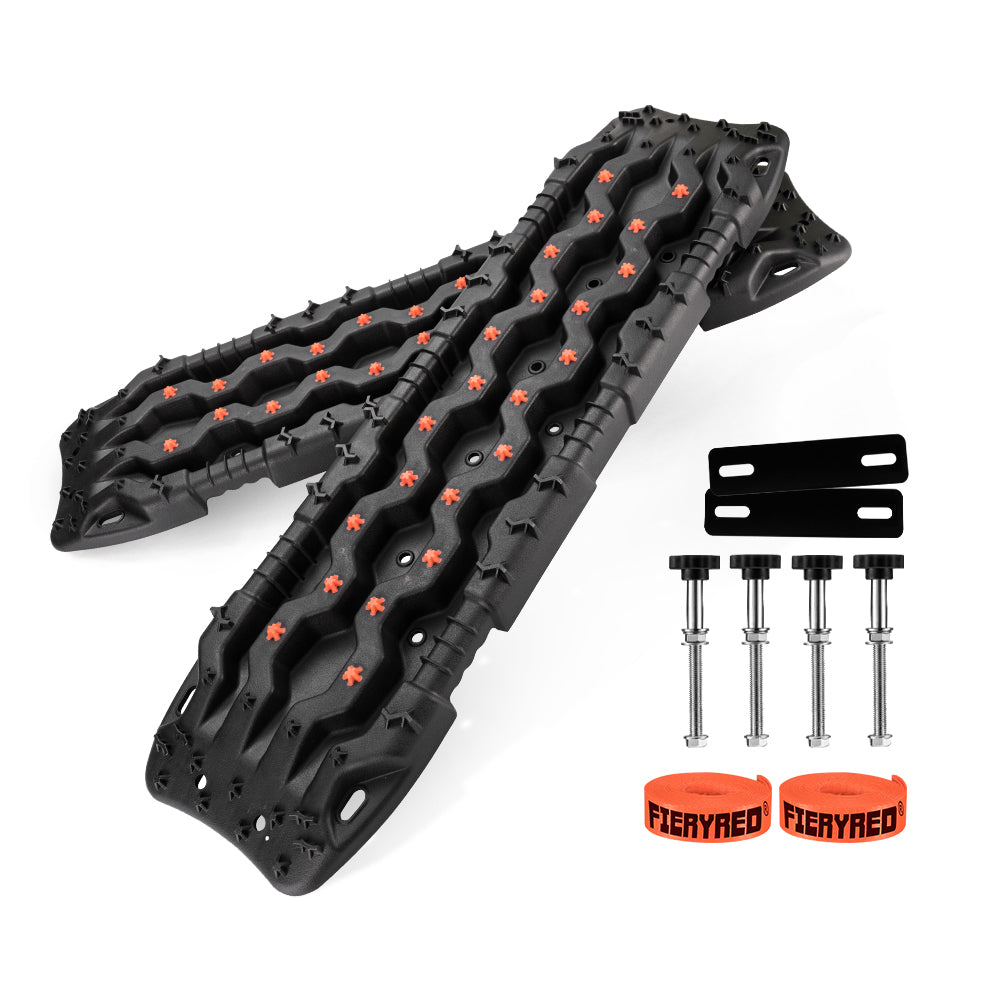 FIERYRED Pair 15T Recovery Tracks Black