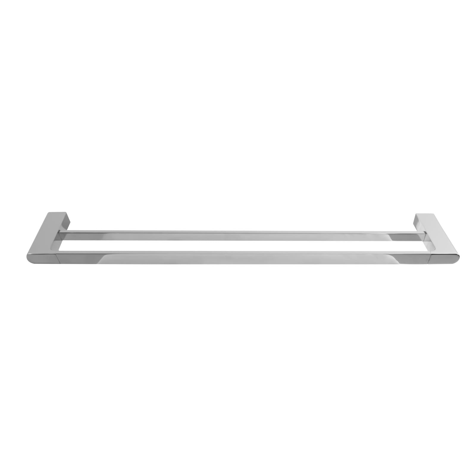 Double Towel Rail 70cm Rack Bar Holder Bathroom Accessories Chrome