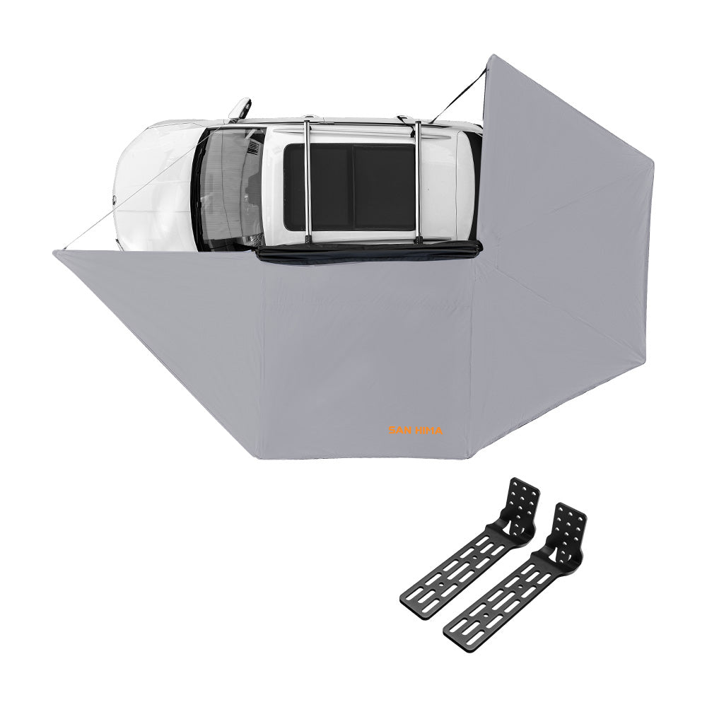 San Hima 270 Degree Free-Standing Awning With "L" Bracket 600D Double-Ripstop