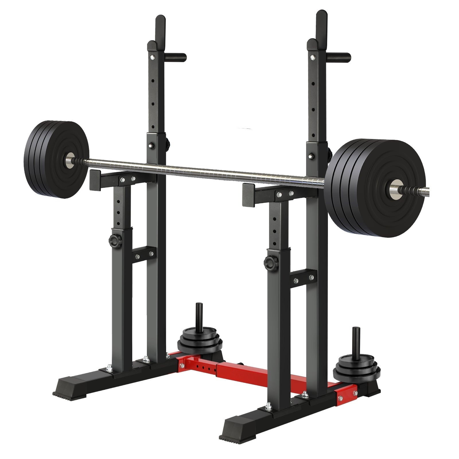 Finex Adjustable Squat Rack Weight Bench Press Barbell Bar Stand Weight Lifting