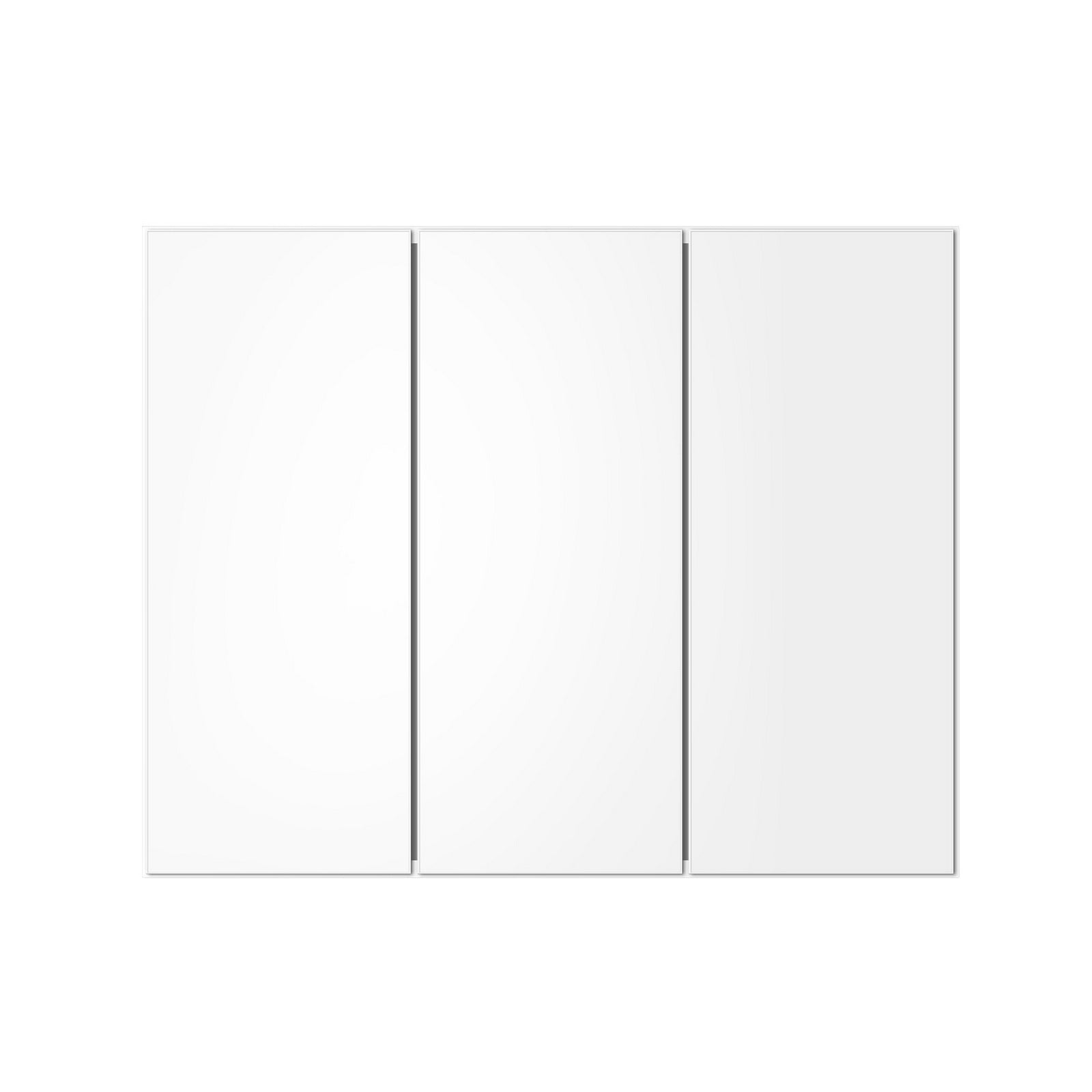 Welba Bathroom Mirror Cabinet Vanity Medicine Wall Storage White 900mm x 720mm