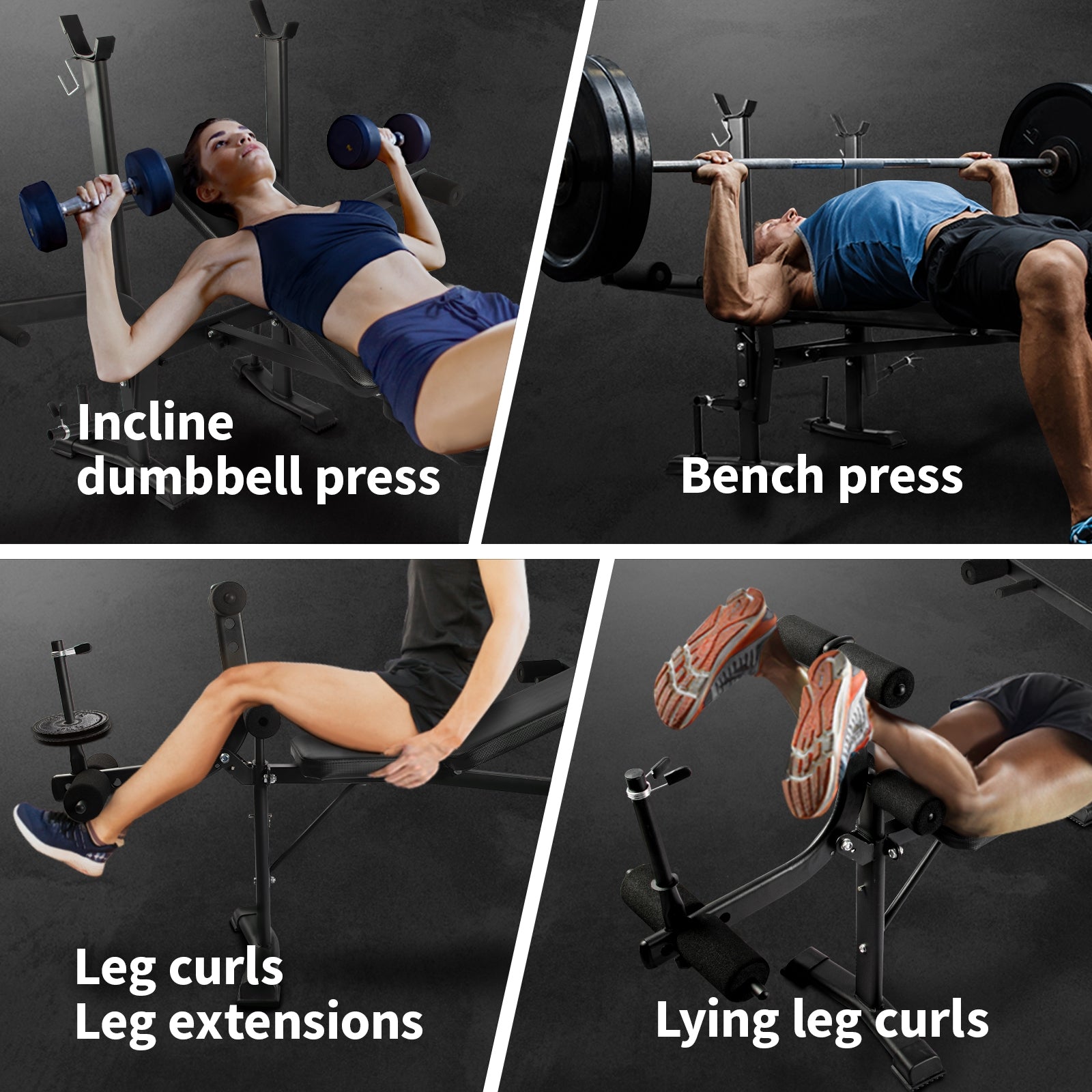 Finex Weight Bench 8-in-1 Press Multi-Station