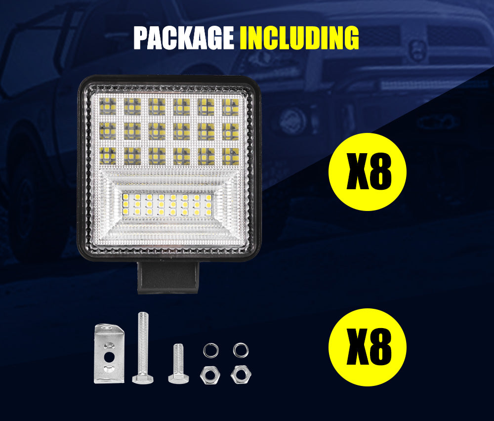 Lightfox 4inch Led Work Light 1 LUX @ 350M IP68 42,000 Lumens