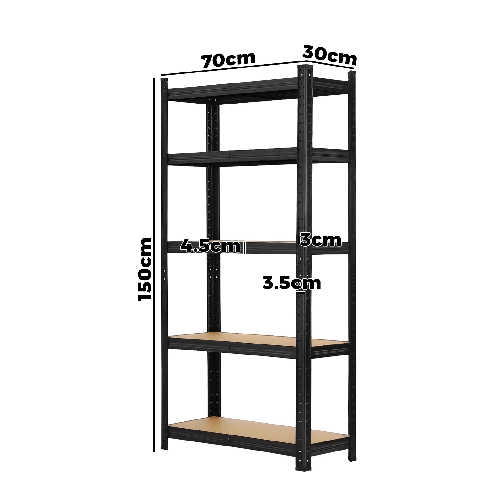 Sharptoo 3x1.5m Garage Shelving Shelves Warehouse Storage Rack Pallet Racking