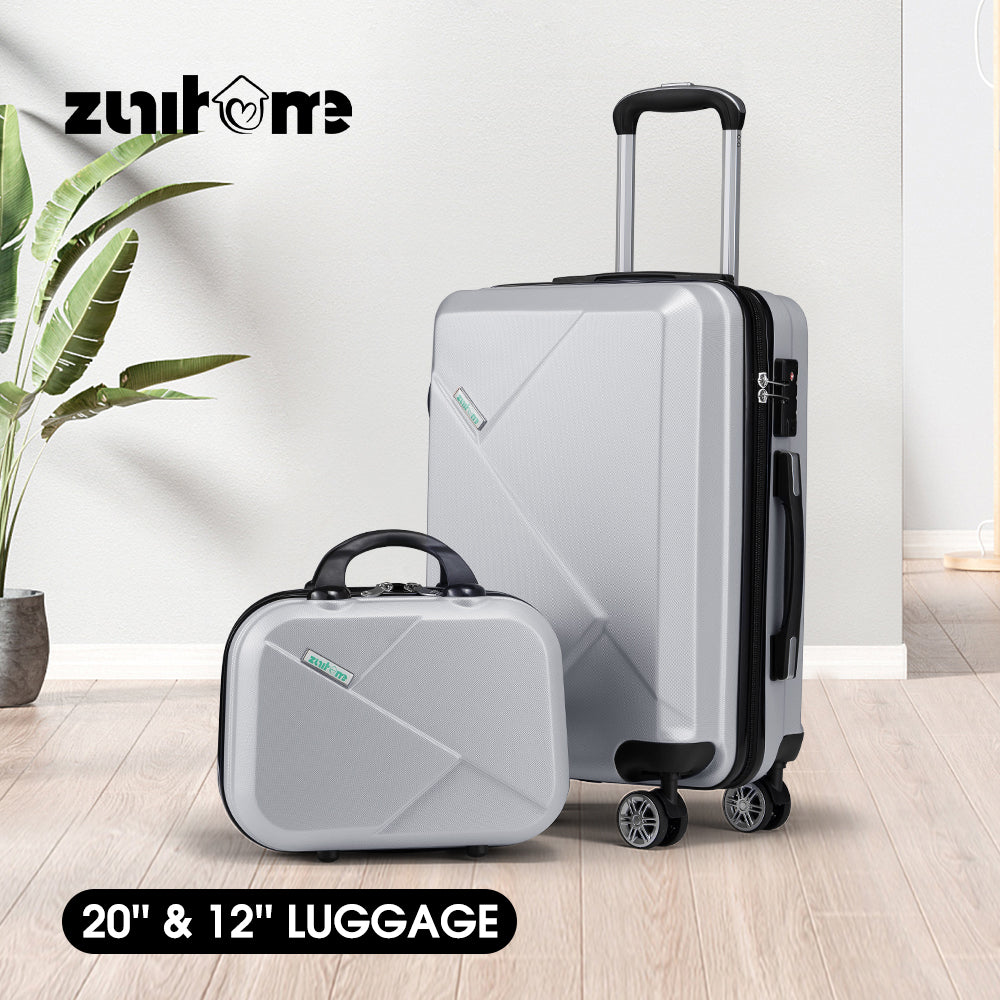 ZUNI 1/2/3PCS Luggage Suitcase Trolley Set Travel TSA Lock Storage Hard Case